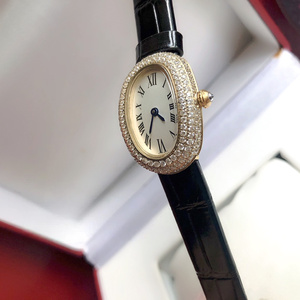 Reloj Mecánico Automático Elegante y Moderno con Bisel con Incrustaciones de Diamantes, Opciones de Correa Multicolor, Desmontable - Product Image 2