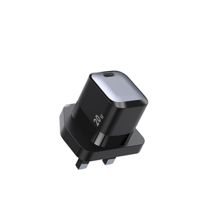 Cargador USB C de 20W con Logotipo Personalizado, Adaptador de Carga Rápida <span class=keywords><strong>GaN</strong></span>, Enchufe del Reino Unido, Cargador Rápido PD, Proveedor Mayorista - Product Image 3