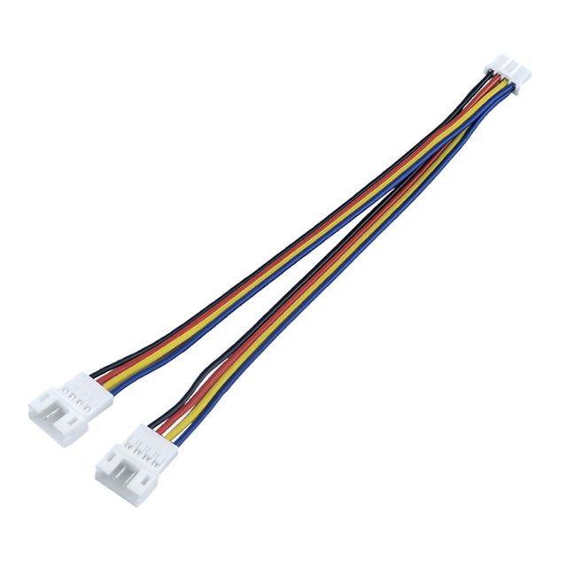 Dual GPU Fan Splitter Cable PH2.0 4-Pin to Dual 4-Pin PWM Extension for Graphics Card Cooling System