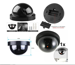 Vendita calda a casa di sicurezza per interni manichino cupola di simulazione senza video e fotocamera audio con lampeggiante LED rosso - Product Image 4