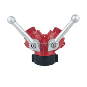 Divisori per Breeching a <span class=keywords><strong>2</strong></span> vie di alta qualità in alluminio rosso 65Mm <span class=keywords><strong>e</strong></span> 40Mm NH filettatura divisione <span class=keywords><strong>acqua</strong></span> <span class=keywords><strong>fuoco</strong></span> - Product Image 4