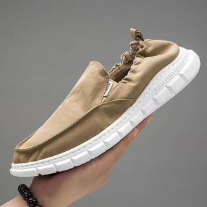 Wholesale Men's Lace-up Light Weight <b>Canvas</b> Shoes Breathable Waterproof Casual Shoes Animal Print for Spring Autumn Summer - Product Image 3