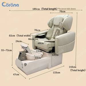 Sillón de Pedicura Eléctrico con Hidromasaje y Masaje para Salón de Uñas y Spa - Product Image 2