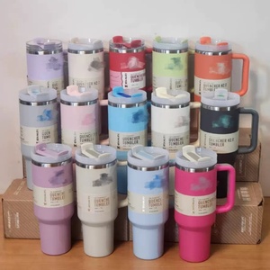 For <strong>Stanley</strong> Classic Solid Color 40oz Stainless Steel Tumbler 1:1 Original H2.0 Vacuum Insulated Travel Mug with Straw - Product Image 1