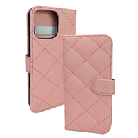 Dompet Lipat Kulit Sintetis Berlapis Praktis dan Tahan Lama dengan Penutup Magnetik dan Banyak Slot Kartu untuk iPhone 15/17 Pro Max.