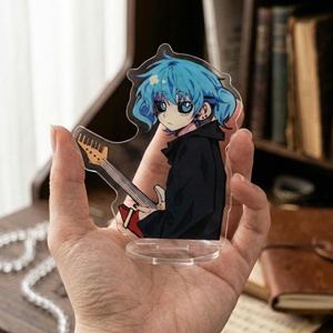 Figurine en acrylique OEM/ODM Sally Face 15 cm – Décoration de bureau Sal Fisher avec guitare – Merchandising de jeu d'<span class=keywords><strong>horreur</strong></span> indépendant – Modèle alternatif - Product Image 3