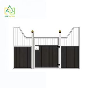 تخفيضات هائلة 3x3 متر المحمولة الخيزران الصلب المؤقتة أكشاك الحصان المنقولة مستقرة تغذية لوحات كشك - Product Image 5