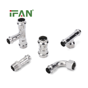 <span class=keywords><strong>Raccord</strong></span> à sertir double IFAN anti-fuite en acier inoxydable 304, 1/2"-2", qualité alimentaire, pour <span class=keywords><strong>eau</strong></span> <span class=keywords><strong>potable</strong></span>, <span class=keywords><strong>raccord</strong></span> de couplage PEX - Product Image 6