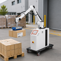 Robot de palettisation PLC - Machine de manutention de cartons entièrement automatique pour les applications d'emballage en usine, contrôle précis