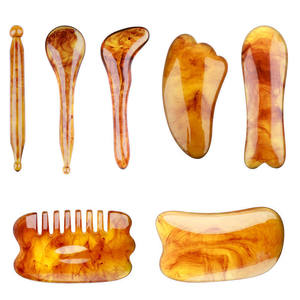 Raspador de Resina, Barra de Cera de Abeja, Tabla de Belleza Facial y Corporal, Peine de Masaje, Palo de Puntos Meridianos para Uso Doméstico - Product Image 1