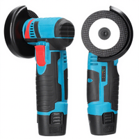Mini-meuleuse d'angle sans fil 12V à moteur à balais 19500 tr/min, rechargeable, avec interrupteur à gâchette, portable, pour bricolage/professionnel/industriel