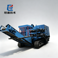 Déchiqueteuse mobile robuste de 220 kW à moteur, autopropulsée, à double arbre, pour la déchiquetage de ferraille, haute productivité, pour acier usagé