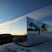Verre de miroir trempé unidirectionnel à deux voies