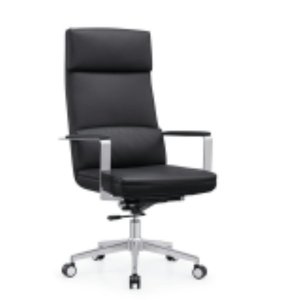 Chaise de bureau en cuir moderne et confortable 37740-A113 - Product Image 1