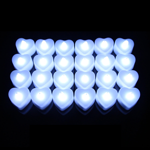 Luces de té de color de bodas en forma de corazón románticas LT240058 Luz de vela de plástico vela <span class=keywords><strong>LED</strong></span> Luz de vela <span class=keywords><strong>Led</strong></span> en forma de corazón - Product Image 2