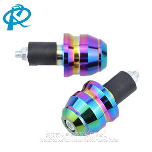 Enchufe de manillar de motocicleta de aleación de aluminio colorido bloque de equilibrio resistente a caídas para enchufe de manillar Universal - Product Image 2