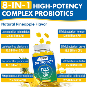 Gomitas de Alta Calidad que Promueven la Salud Digestiva, Equilibran la Microflora Intestinal, Promueven la Digestión, Mezcla Probiótica y Prebiótica - Product Image 6