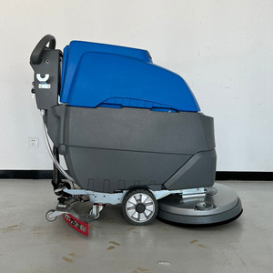 Floor Scrubber Rechargeable Battery 1450 Rpm Maintenance-Free Commercial Cleaning Machine For Airports Factories Exhibition - Product Image 2