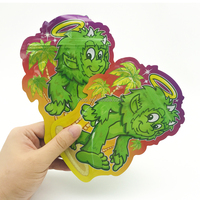Sacs Mylar personnalisés de 3,5/7/14/28 g et 1 livre, de qualité alimentaire, refermables, anti-odeur, pour l'emballage de chips et de lait