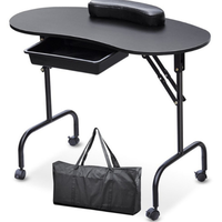 Portable Pliable Manucure Table Station Bureau Mobile pour La Maison Spa Salon De Beauté Tables À Ongles