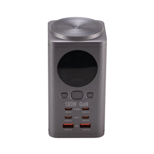 180 Wát đa chức năng sạc nhanh ngân hàng điện với pin Polymer từ tính và Đồng hồ tích hợp cho máy tính xách tay sử dụng - Product Image 1