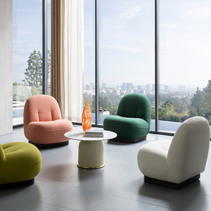 Divano Moderno Italiano da Ufficio, Divano da Terra per Hotel, Divano in Tessuto per Sale d'Attesa e Aree Pubbliche - Product Image 1