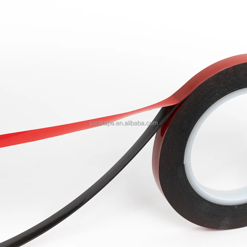 Tahan panas otomotif hitam pita silikon 1.1mm kustom ukuran merah Film Liner