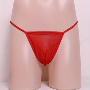 String en résille transparent pour homme, caleçon sexy, ceinture fine élastique, string en résille transparent, T-shirt sexy - Product Image 3