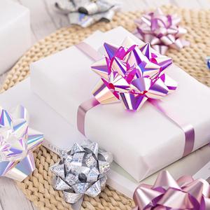 Competitive Price Wholesale Customized Plastic Fashion <b>Ribbon</b> Star Bow Valentine's Day Christmas <b>Wedding</b> Birthday Gift Packing - Product Image 2