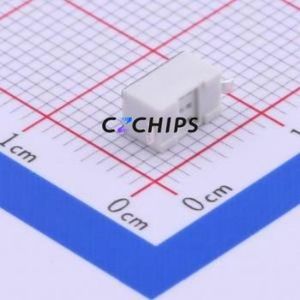 1TS002B-2000-4301-CT Tactile Switch SMD,6x3.5mm Switch Single Pole Single Throw Rectangle Button 2N Vertical Mount - Product Image 2