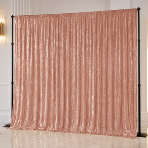 <b>Mesh</b> <b>Sequin</b> Stage Backdrop Curtain for Exhibition Booth Trade Show Display and Event Divider Supplier - Product Image 1