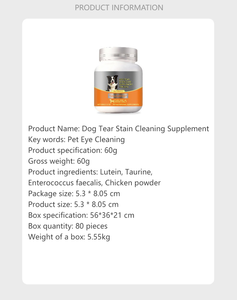 Limpiador de Manchas de Lágrimas para Mascotas con Logotipo Personalizado, Alivio para <span class=keywords><strong>Ojos</strong></span> Secos, Tratamiento para Infecciones Oculares, Gotas Oculares Suplementarias para Perros y Gatos - Product Image 5