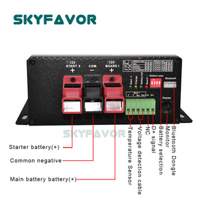 Chargeur de batterie 12V DC vers DC 12V 30A à double entrée solaire MPPT 20A universel pour batteries lithium LiFePO4 et plomb-acide 12V pour <span class=keywords><strong>camping</strong></span>-<span class=keywords><strong>car</strong></span> - Product Image 2