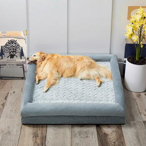 Quadratisches wasserdichtes ortho pä disches Hunde bett mit Memory Foam Warm New Design Wasch bares abnehmbares Sofa Pet <span class=keywords><strong>Bed</strong></span> Print Pattern - Product Image 1