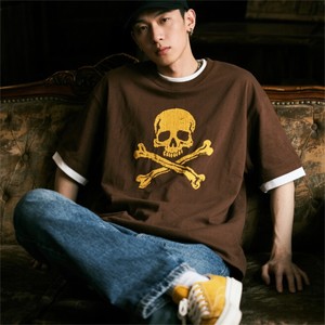 T-shirt promotionnel personnalisé en coton tricoté 100 % respirant, écologique, anti-boulochage, pour hommes, coupe oversize, vente en gros, faible MOQ - Product Image 1
