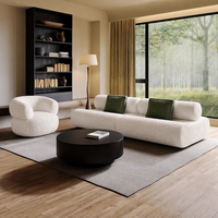 Canapé-lit moderne et créatif en tissu écologique, capitonné, pour salon, hôtel, emballé sous vide et compressé