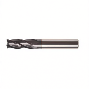 Fresa de carburo sólido Ttake Ta1407 con recubrimiento Nano TiAln, helicoidal de 30 grados, 4 filos, corta para acabado de contornos - Product Image 2