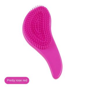 Colorful plastic hair brush Egg Round Shape Soft Styling Tools Detangling Comb Salon Hair Care For head massage comb