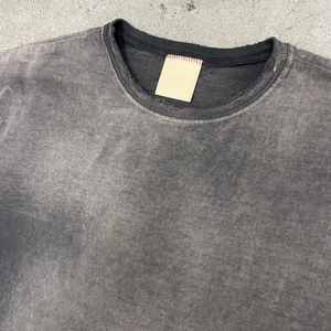 Camiseta Extra Grande para Hombre, Estilo Vintage, Lavada al Ácido, Decolorada por el Sol, Desgastada, Corte Cuadrado, para Estilo Urbano - Product Image 3