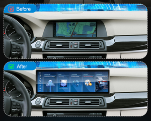 Navihua Écran tactile 3K de 14,9 pouces Lecteur multimédia stéréo de voiture Android 14 Navigation GPS pour BMW <span class=keywords><strong>CICl</strong></span> NBT/ EVO Série 5 2011-2017 - Product Image 5