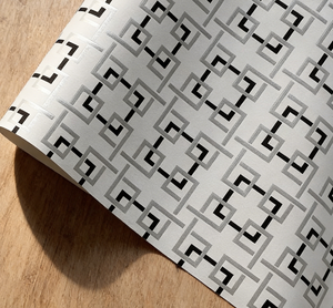 Papier peint 3D à motif à carreaux, imperméable, motif abstrait, pour le séchage en lit fluidisé, traitements muraux - Product Image 6