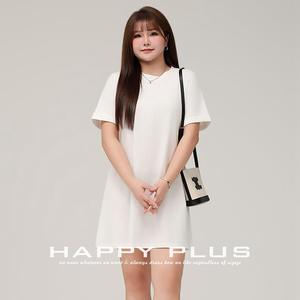 แฮปปี้ พลัส ไวท์ เสื้อกั๊กถักไหมพรมยาว คอกลม ทรงหลวม ลายฉลุ ชุดเดรสลำลองสำหรับผู้หญิง ไซส์พลัส N9142 - Product Image 1