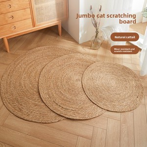 Cama Arranhador para Gatos Grande Estilo Japonês em Rattan Trançado - Durável, Não Solta Fibras, Uso Universal em Carro, Interno/Externo, Todas as Estações - Product Image 3