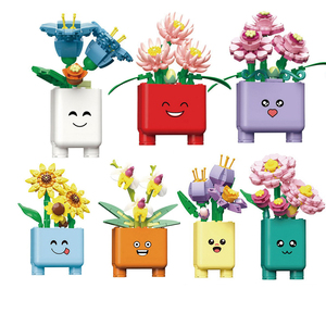 Bloques de Construcción EPT Sunflower Tulip |   Juguetes Educativos Creativos para Niños, Sets de Bloques de Construcción de Modelos Florales DIY - Product Image 1