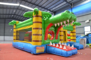 Castillo Inflable de Cocodrilo, Casa de Brinco Inflable Comercial, Equipo de Juegos Inflable para Niños, <span class=keywords><strong>Alquiler</strong></span> para Fiestas - Product Image 3