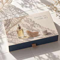 Boîte d'emballage vide de haute qualité pour produits de soin de la peau, style tiroir, avec logo personnalisé et emballage de marque