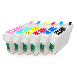 Ocbestjet 6 Couleurs/Ensemble T0791-T0796 Rechargeable Pour <span class=keywords><strong>Epson</strong></span> <span class=keywords><strong>1400</strong></span> <span class=keywords><strong>Cartouche</strong></span> Avec Puce Pour <span class=keywords><strong>Epson</strong></span> <span class=keywords><strong>Stylus</strong></span> <span class=keywords><strong>Photo</strong></span> <span class=keywords><strong>1400</strong></span> 1410 P50 - Product Image 2
