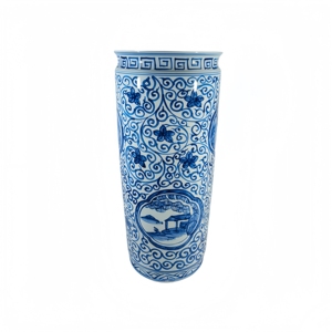 Jardinière en porcelaine <span class=keywords><strong>de</strong></span> Jingdezhen, peinte à la main, motif ajouré bleu et blanc, écologique, durable, pour jardin extérieur - Product Image 1