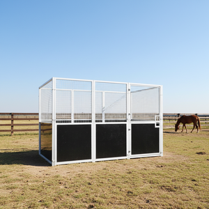 Oferta Popular <span class=keywords><strong>en</strong></span> <span class=keywords><strong>España</strong></span>: Establos Portátiles para <span class=keywords><strong>Caballos</strong></span>, Establos Temporales a Precio Económico, Equipo de Adiestramiento de Acero Galvanizado, Refugio para <span class=keywords><strong>Caballos</strong></span> - Product Image 2