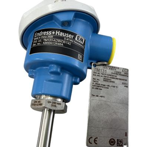 Sensor de Temperatura Industrial Endress+Hauser ITHERM TM131 RTD PT100 con Termómetro Integrado TM111 +TMT82 - Product Image 1